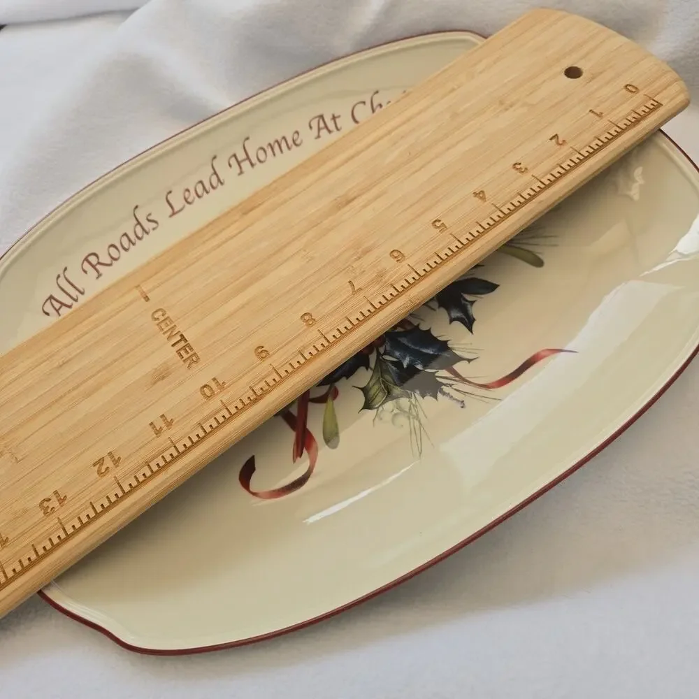 NEW NIB ~ Vtg LENOX WINTER GREETINGS All Roads Lead Home Serving Platter Tray